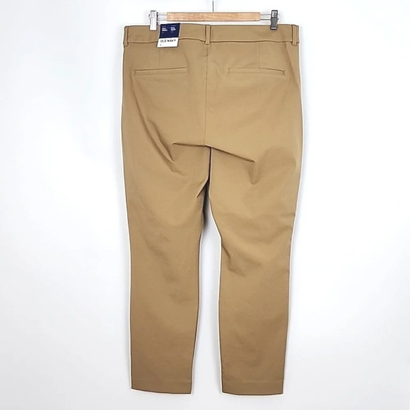 Old Navy Women's Pixie Skinny High-Rise Ankle Pant Tan Never Fade Size 16 - Picture 2 of 14
